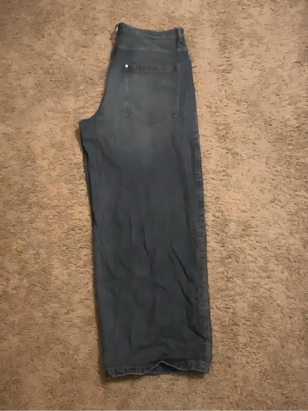 H&M Baggy Men's Jeans in Dark Blue - Picture 3 of 4